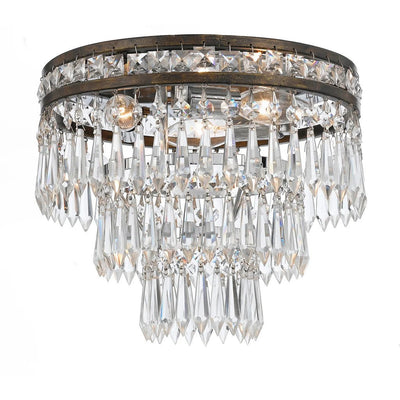 Mercer 3 Lights Flush Mount Ceiling Light