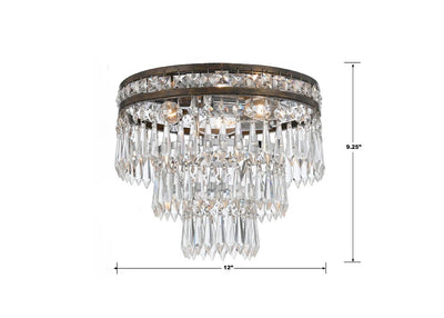 Mercer 3 Lights Flush Mount Ceiling Light