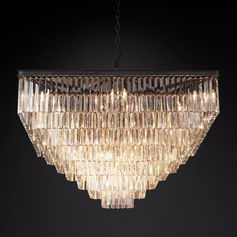 1920s Odem Square Chandelier 47" - thebelacan