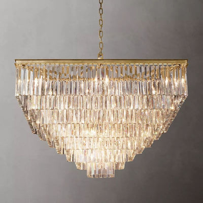 1920s Odem Square Chandelier 47" - thebelacan