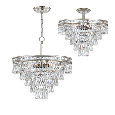 Mercer 7 Lights Semi Flush Mount Ceiling Light