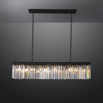 Tedem Series K9 Crystal Round / Linear Chandelier