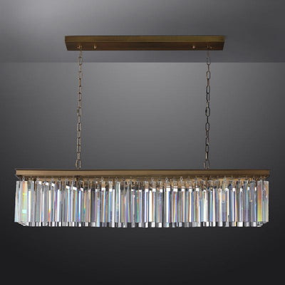 Tedem Series K9 Crystal Round / Linear Chandelier