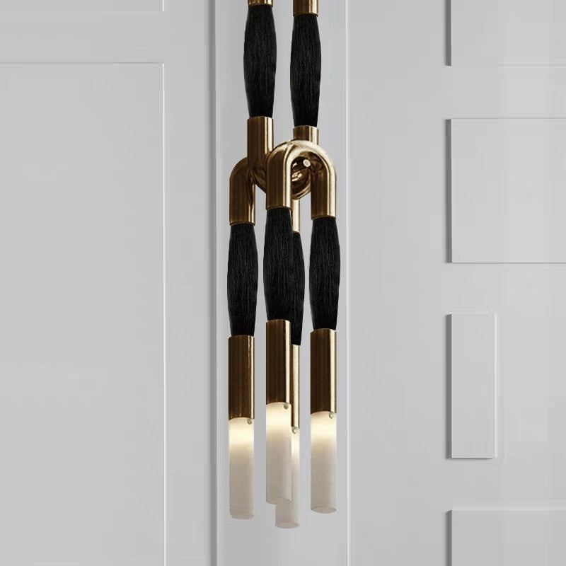 Horse Hair Pendant Light