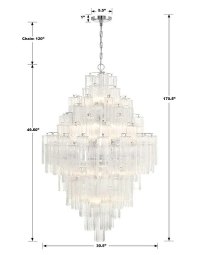 Adonis 20 Lights Chandelier