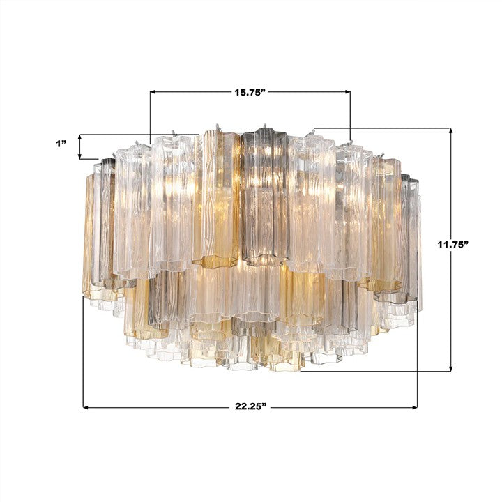 Adonis 7 Lights Flush Mount