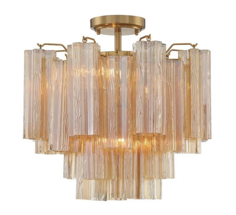 Adonis 4 Lights Semi Flush Mount