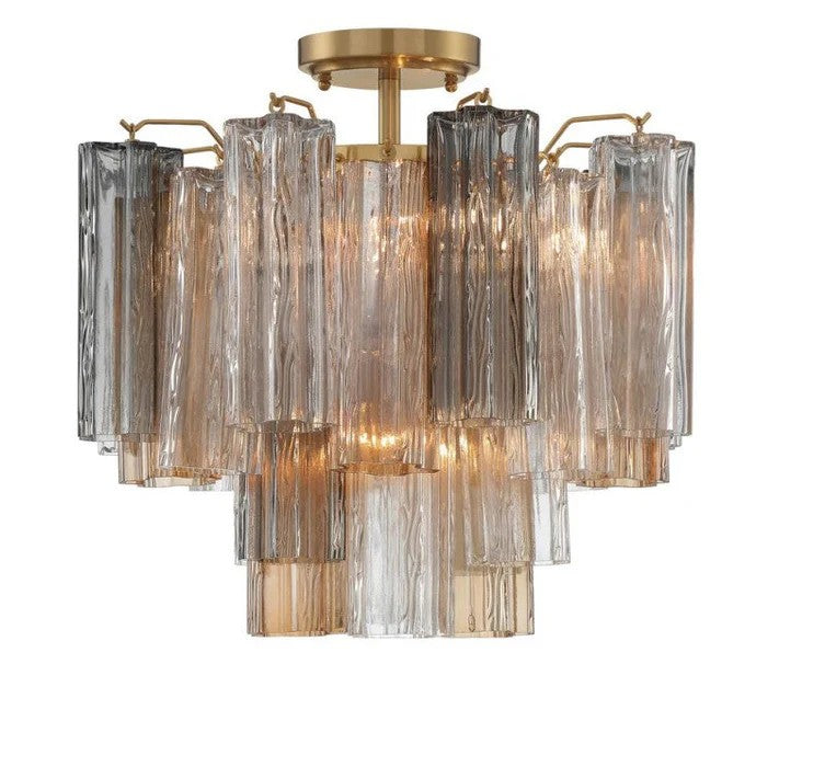 Adonis 4 Lights Semi Flush Mount