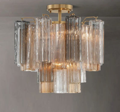 Adonis 4 Lights Semi Flush Mount