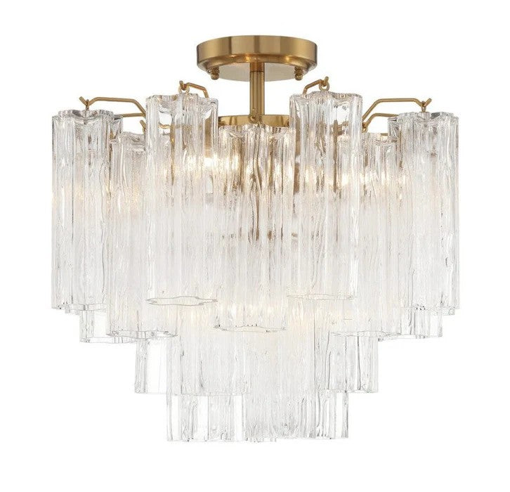 Adonis 4 Lights Semi Flush Mount