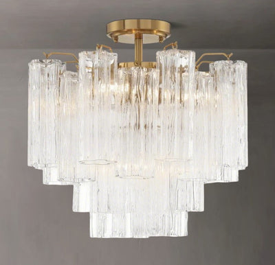 Adonis 4 Lights Semi Flush Mount