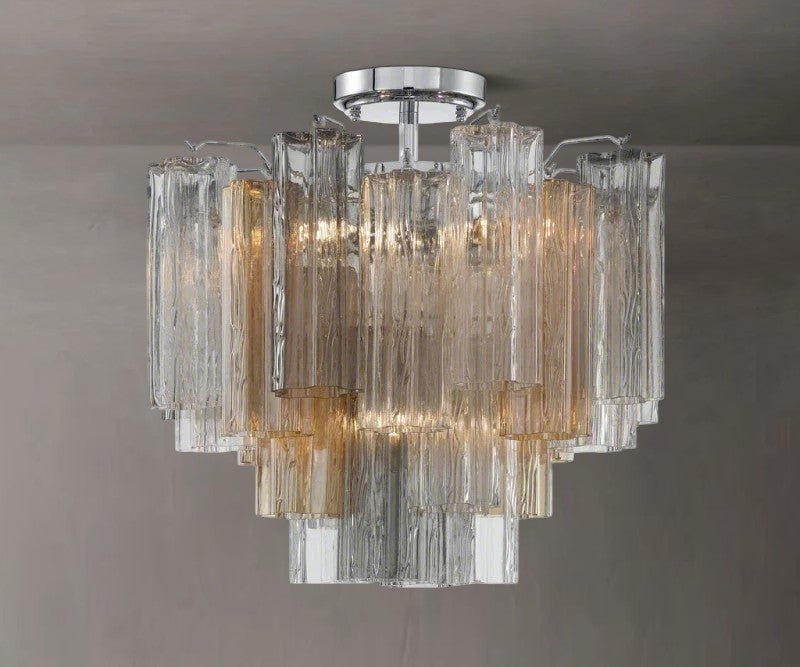 Adonis 4 Lights Semi Flush Mount