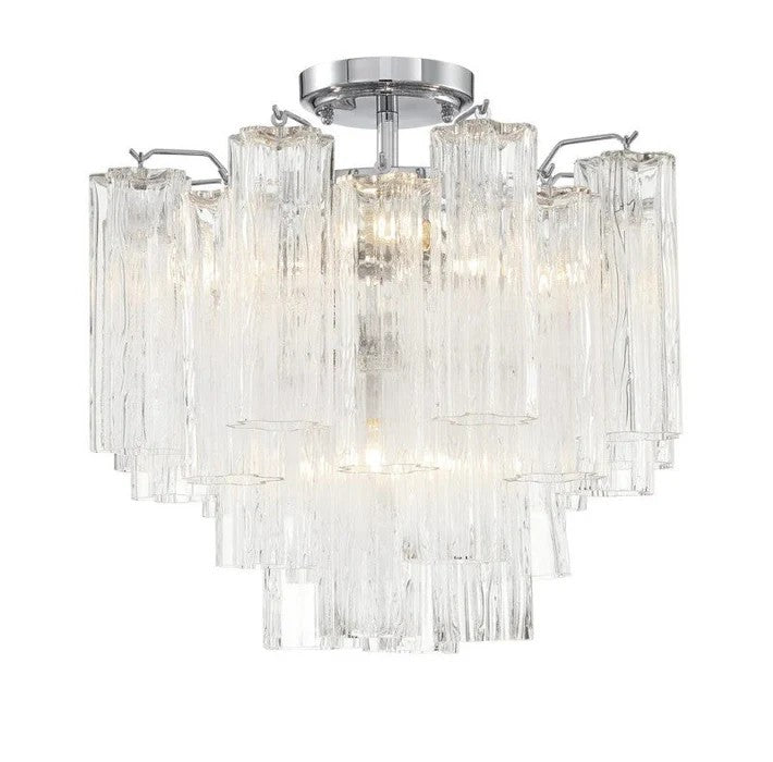 Adonis 4 Lights Semi Flush Mount