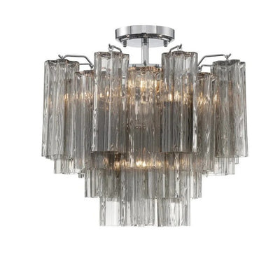 Adonis 4 Lights Semi Flush Mount