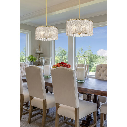 Aimee Round Glass Chandelier