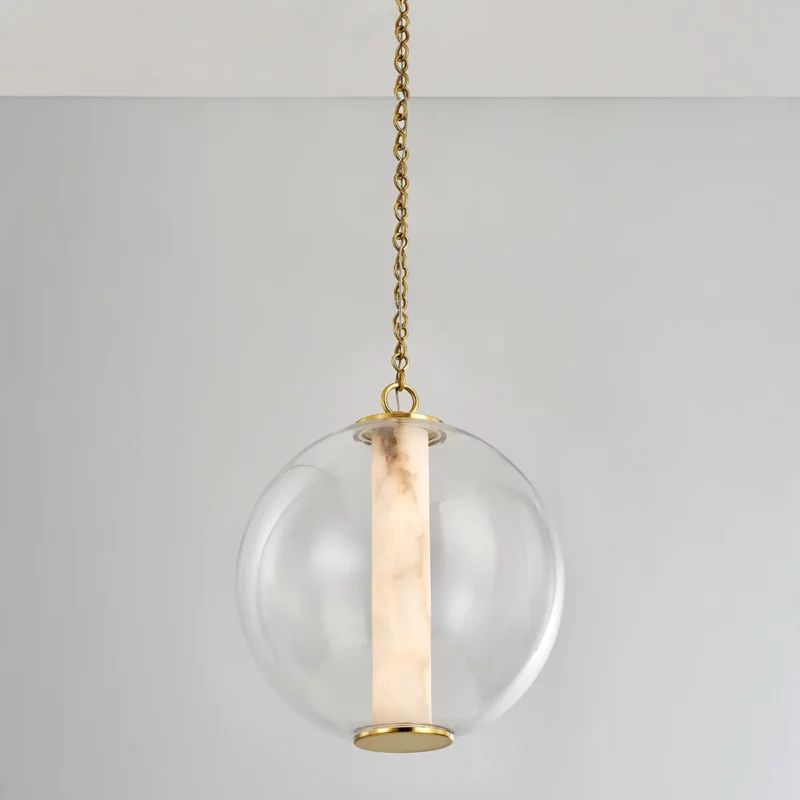 Alabaster  Pendant  Ball Light