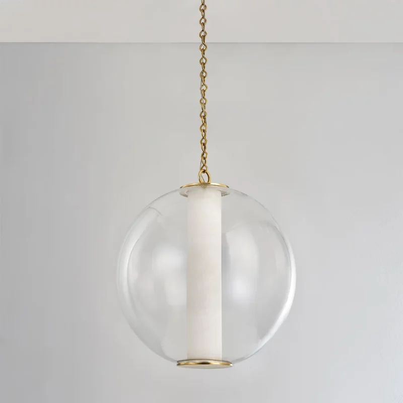 Alabaster  Pendant  Ball Light