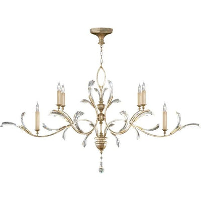 Alice Candle Oblong Chandelier 74"