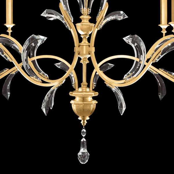 Alice Candle Oblong Chandelier 74"