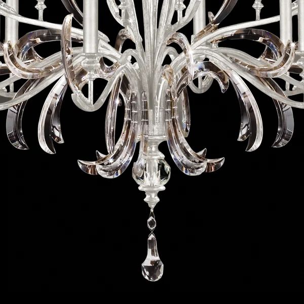 Alice Candle Round 3-Tier Chandelier 58"