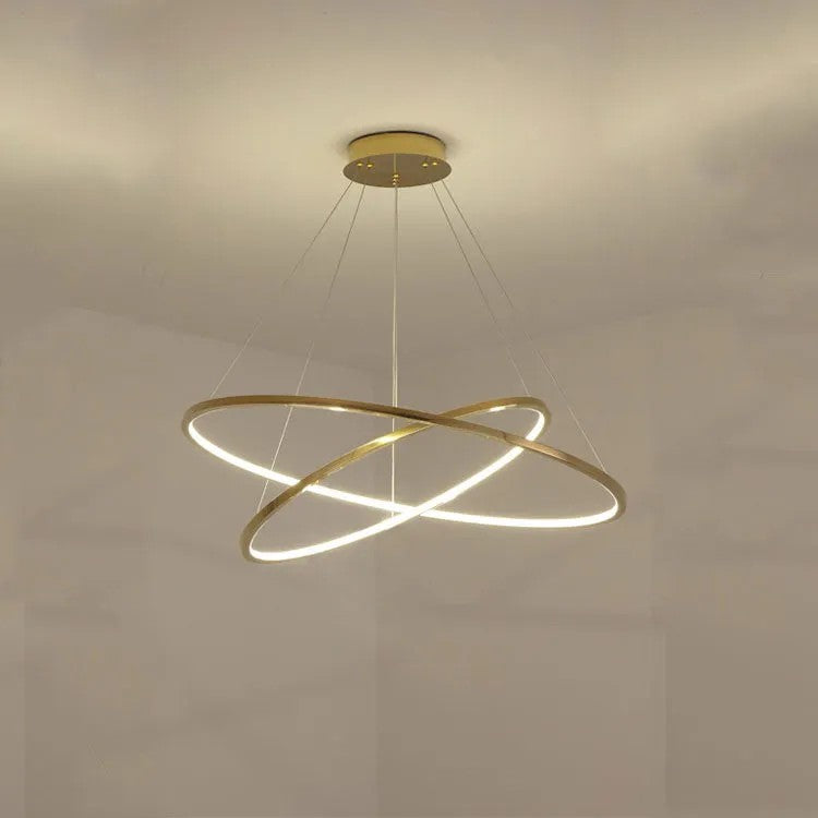 Amira Staircase  Multi Rings Chandelier