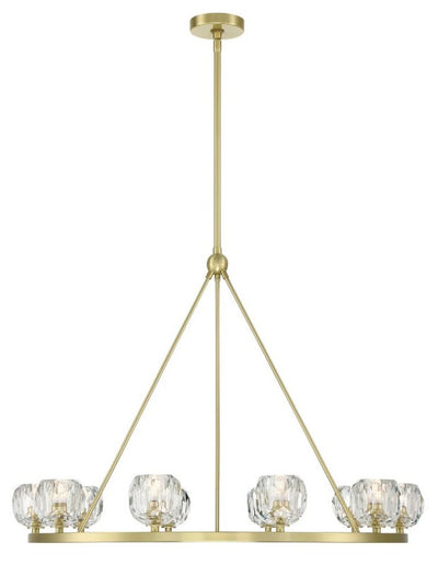 Aragon 10 Light Chandelier Glass