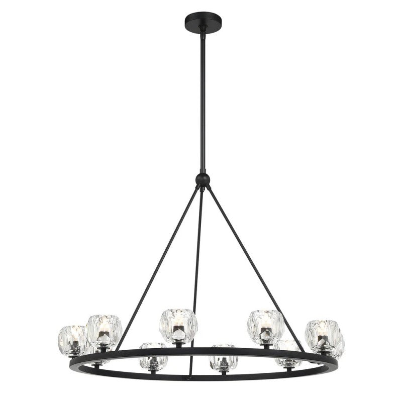 Aragon 10 Light Chandelier Glass