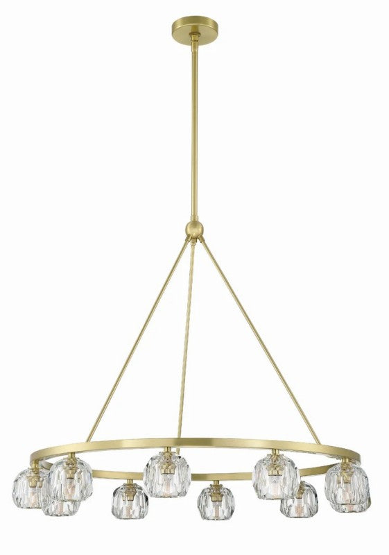 Aragon 10 Light Chandelier Glass