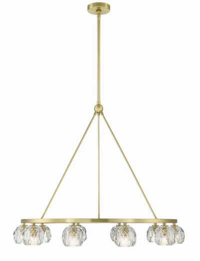 Aragon 10 Light Chandelier Glass