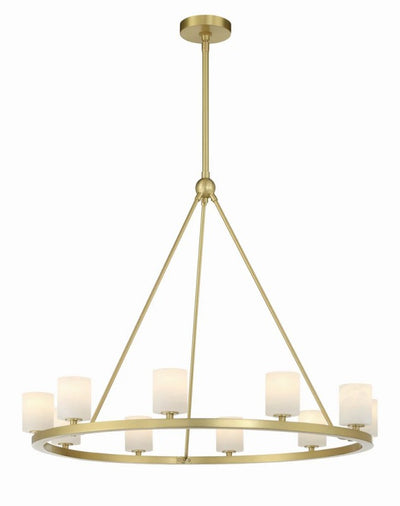 Aragon 10 Light Chandelier Alabaster