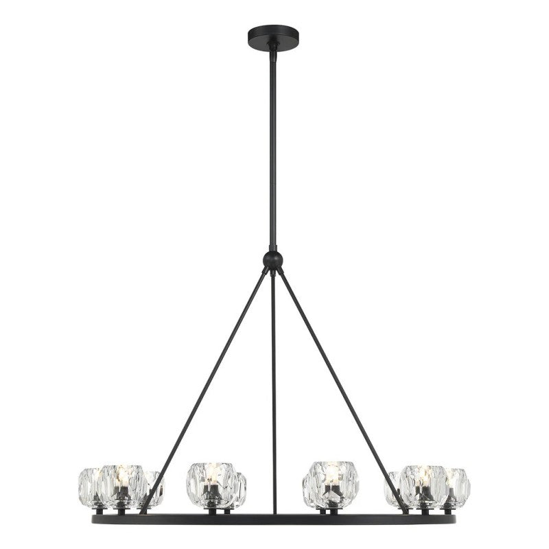 Aragon 10 Light Chandelier Glass