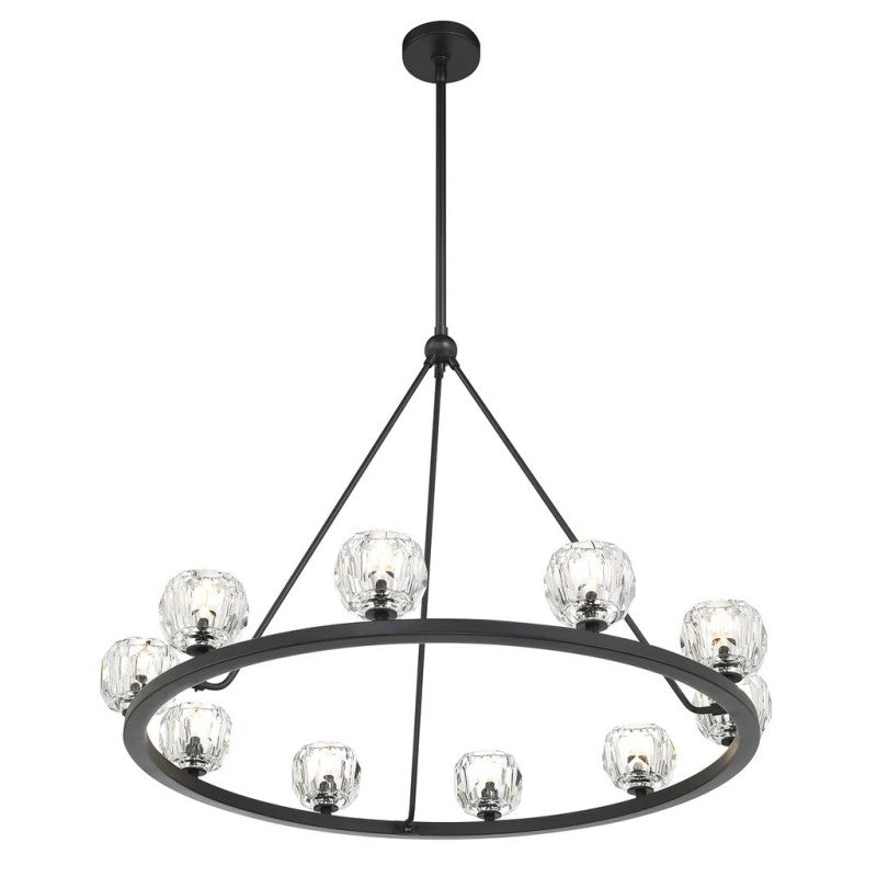 Aragon 10 Light Chandelier Glass