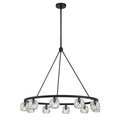 Aragon 10 Light Chandelier Glass