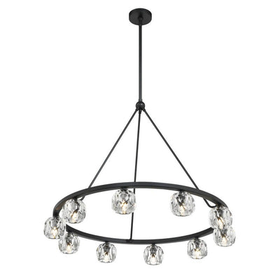 Aragon 10 Light Chandelier Glass