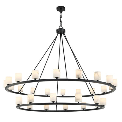 Aragon 30 Light Chandelier Alabaster