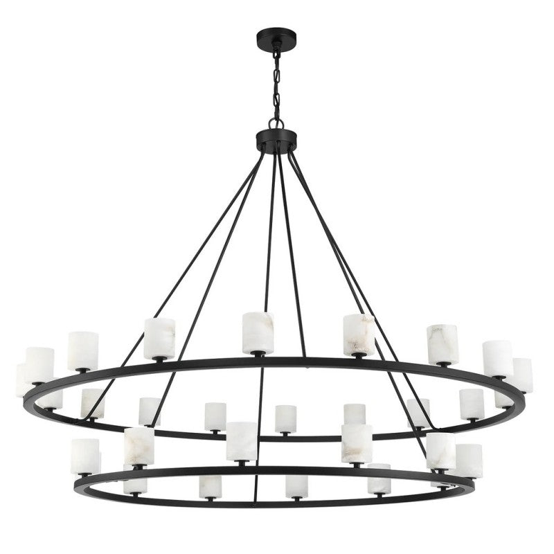 Aragon 30 Light Chandelier Alabaster