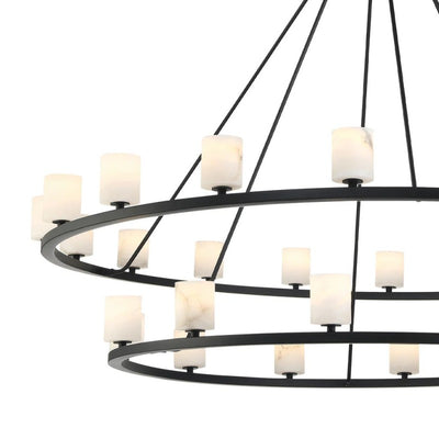 Aragon 30 Light Chandelier Alabaster