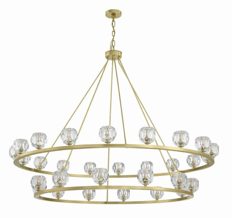 Aragon 30 Light Chandelier Glass