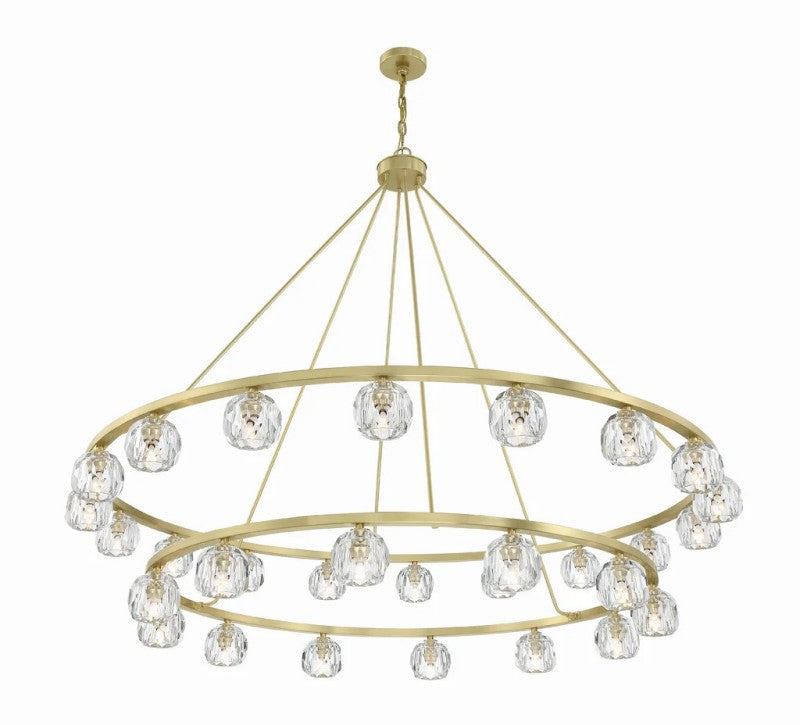 Aragon 30 Light Chandelier Glass