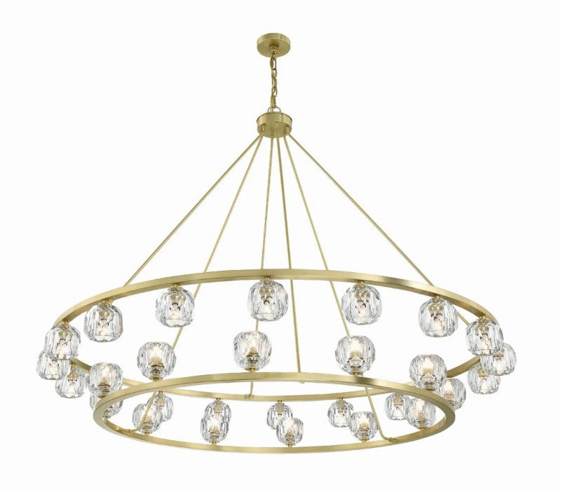 Aragon 30 Light Chandelier Glass