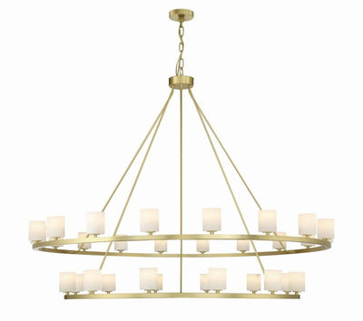 Aragon 30 Light Chandelier Alabaster