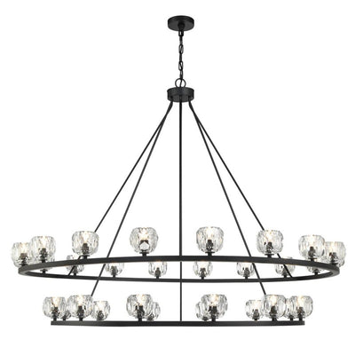 Aragon 30 Light Chandelier Glass