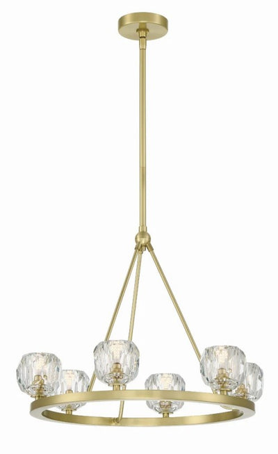 Aragon 6 Light Chandelier Glass