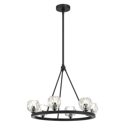 Aragon 6 Light Chandelier Glass