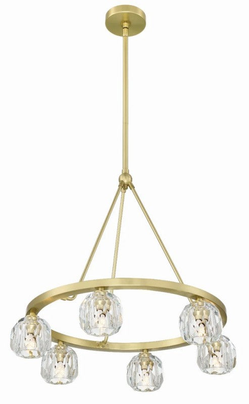 Aragon 6 Light Chandelier Glass