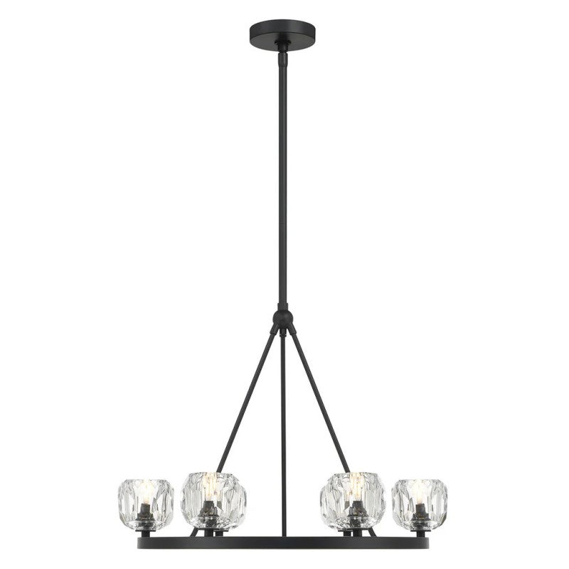 Aragon 6 Light Chandelier Glass