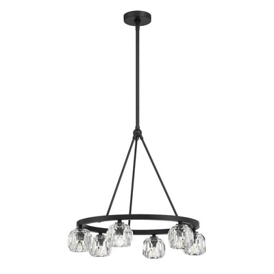 Aragon 6 Light Chandelier Glass