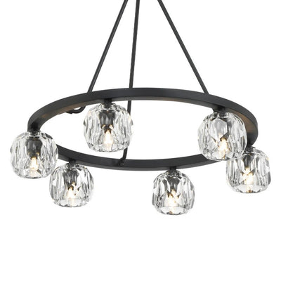 Aragon 6 Light Chandelier Glass