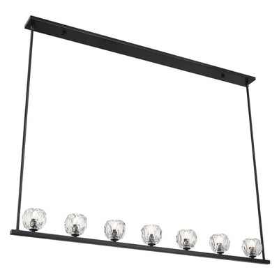 Aragon 7 Light Chandelier Glass