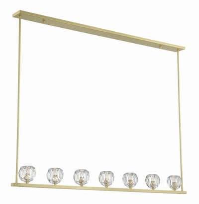 Aragon 7 Light Chandelier Glass